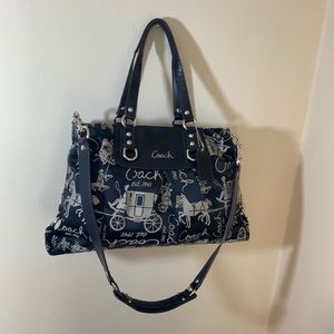 Authentic Coach Ashley Hac Carry all with strap
